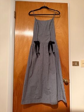 Damson Madder | Dresses | Damson Madder Blue Bow Tish Dress | Poshmark